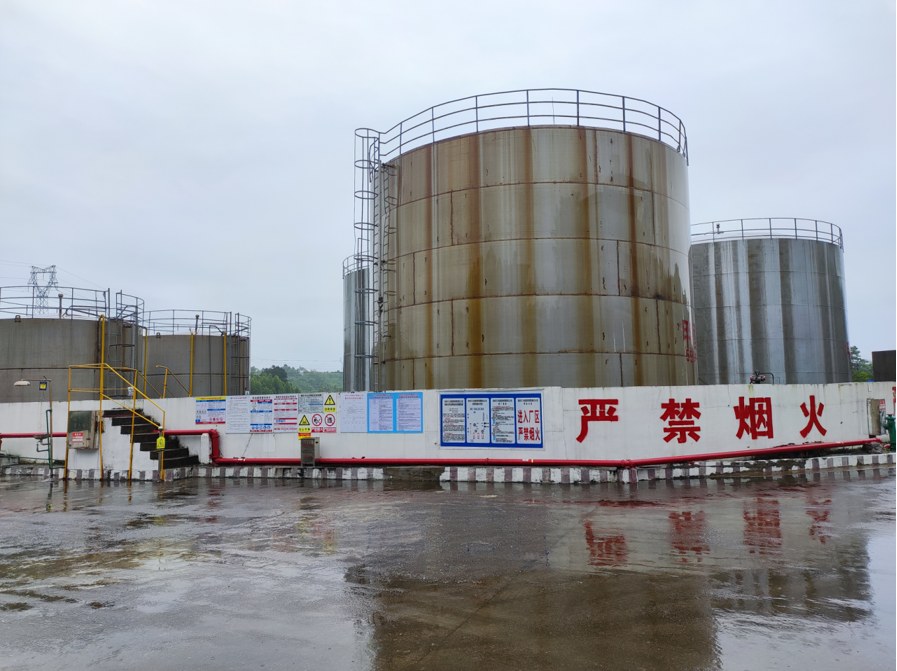 WanSin formaldehyde storage tanks
